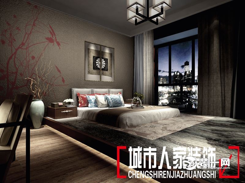 中国古典风格卧室装修图