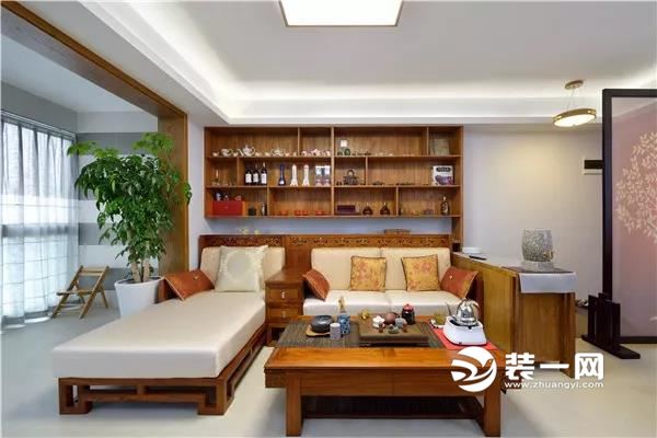 新中式沙发装修实景图
