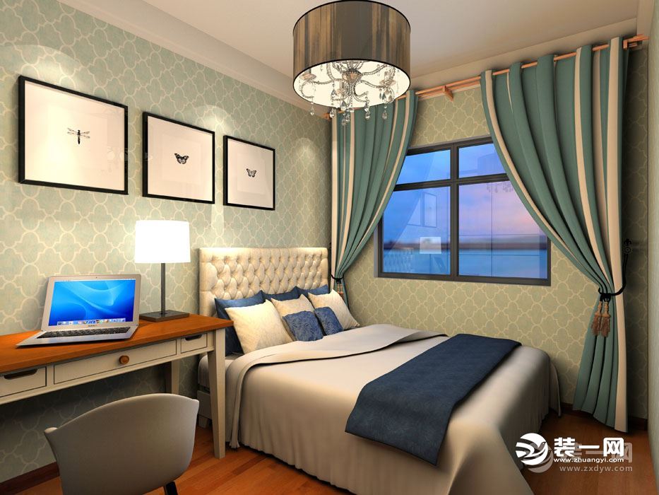 卧室装修效果图 北京轻舟装饰怎么样 90平米装修效果图