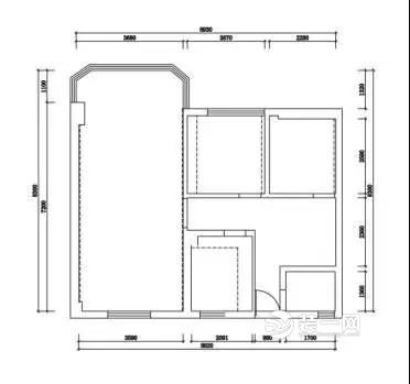 改造前房屋户型图