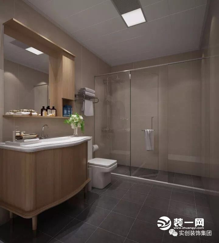 卫生间装修效果图 北京实创装饰公司套餐案例 小户型装修实例