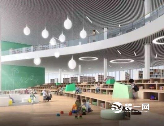 上海少儿图书馆内部装修效果图