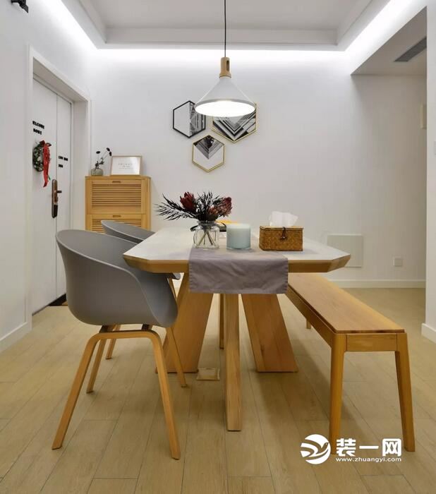 邯郸旺峰嘉苑三居室124平米简约风格装修案例效果