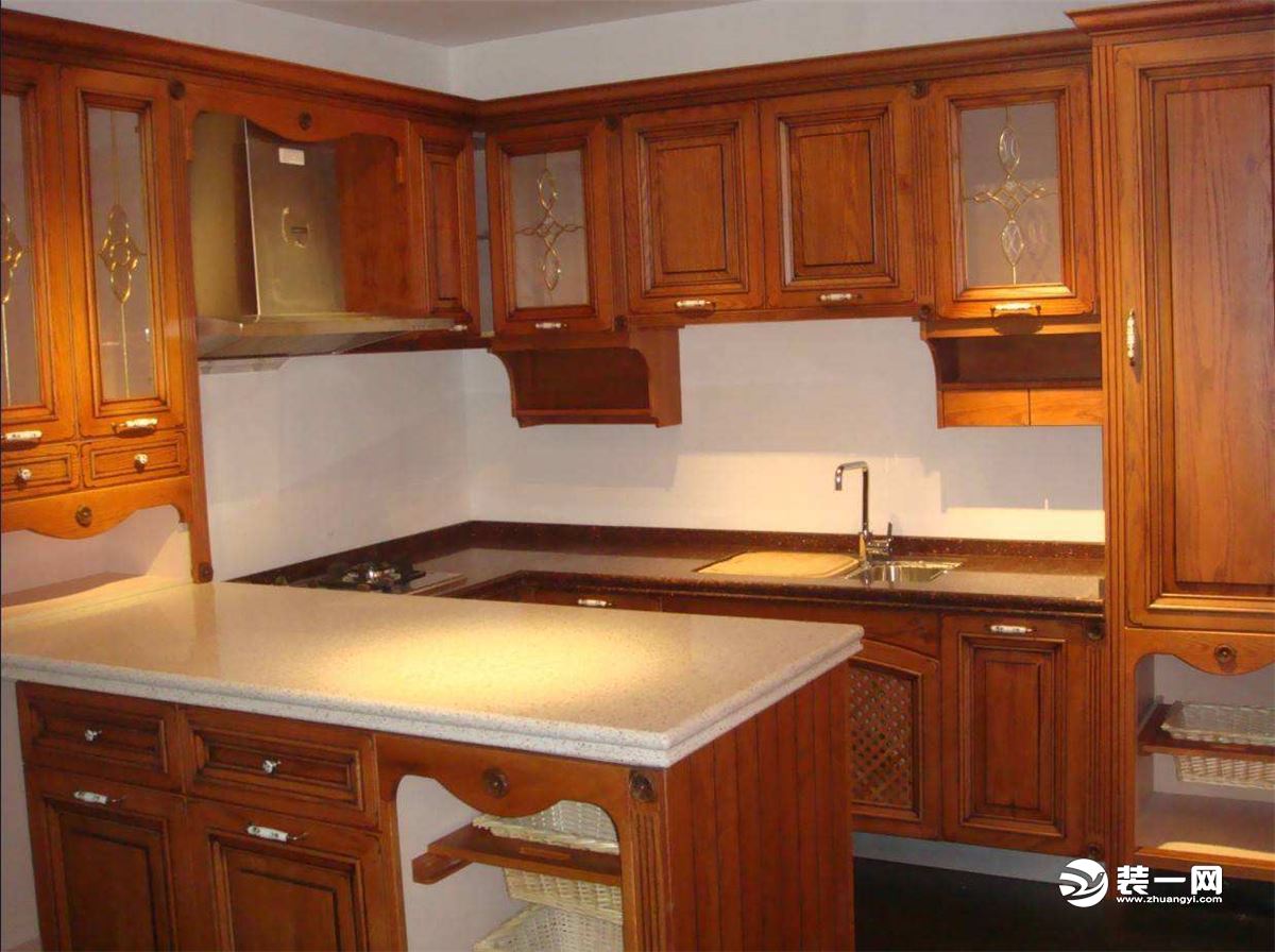 金牌厨柜整体厨柜定制福临门系列石英石厨房厨柜子定做金牌厨柜