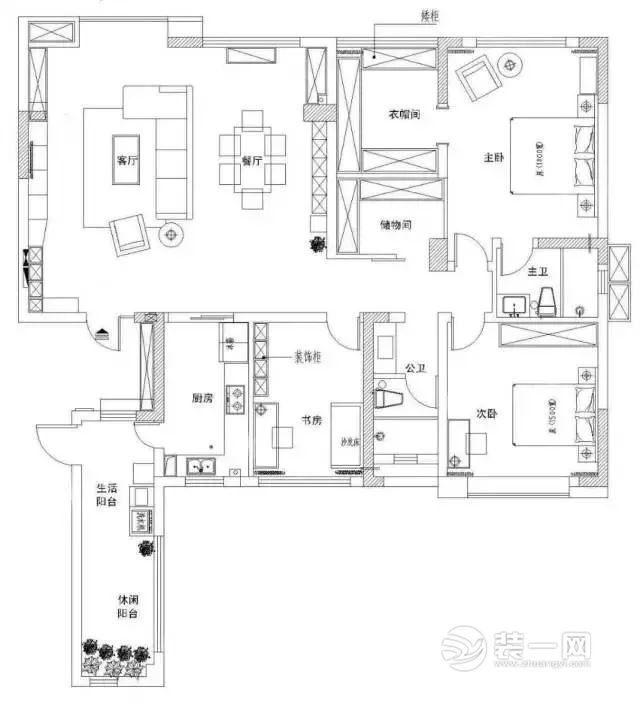 改造后房屋平面设计图