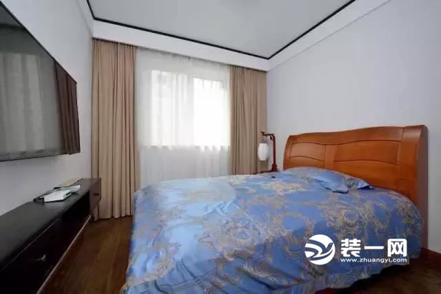 上海125平米三室两厅新中式风格装修实景图