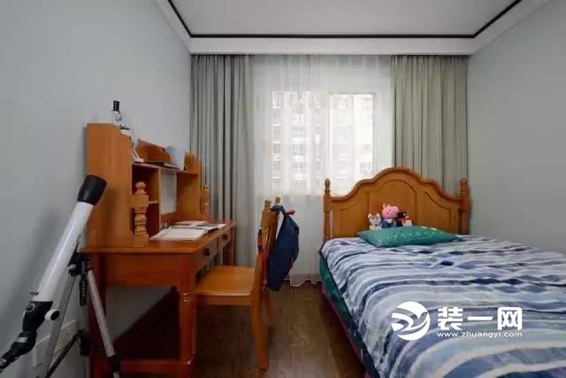 上海125平米三室两厅新中式风格装修实景图