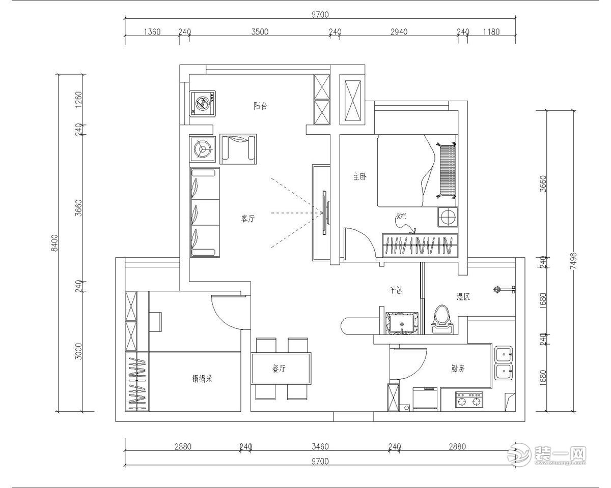 襄阳亿弘装饰公司案例 襄阳融侨城户型图