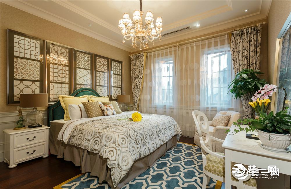 卧室装修实景图 宫廷风装修效果图 欧式风格装修效果图