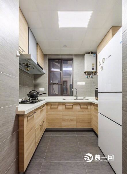 厨房设计 88平米三室一厅装修 小户型装修实例