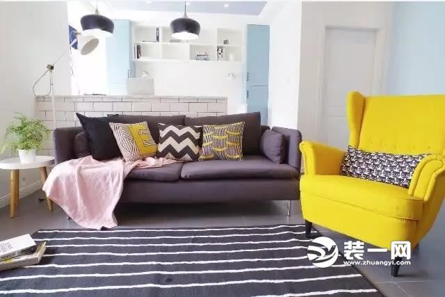 北欧风格客厅沙发装修效果图