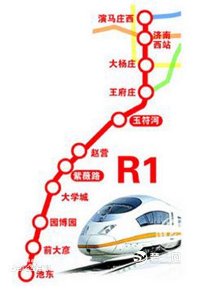济南R1线高架段全线贯通