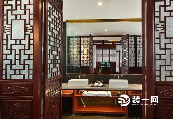 新中式风格酒店装修效果图