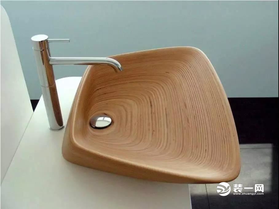 木质创意洗手盆装修效果图