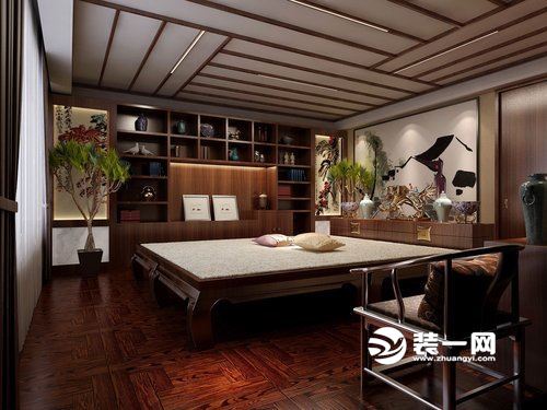 390平五居室中式古典风格休闲室装修效果图