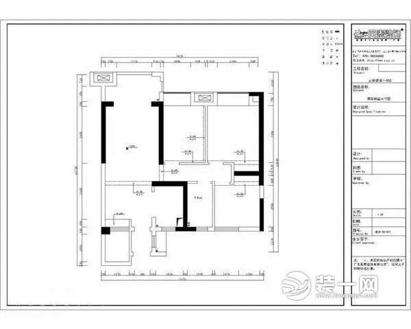 99平方米现代简约风格装修实景图