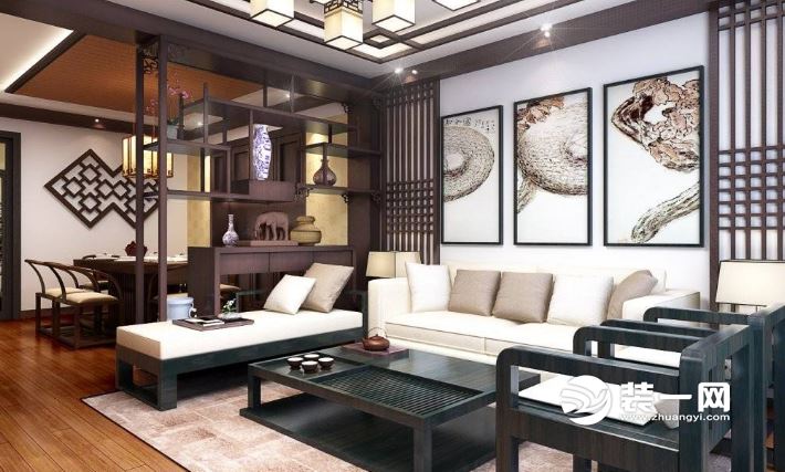 新中式风格的客厅