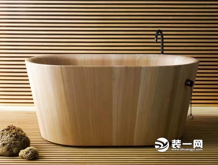 木质浴缸装修效果图