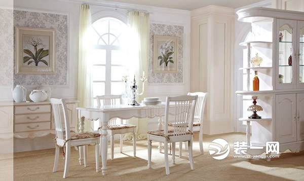 白色家具 白色餐桌椅图片