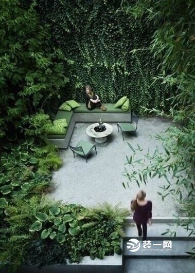 家庭露台花园设计 露台装修效果图 露台庭院设计效果图