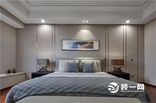 119平新中式风格四居室装修硬装16万——卧室