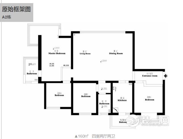 长沙生活家装修公司杜府·保利西海岸户型图