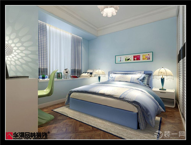 华英城汇景湾现代简约风格卧室装修设计效果图