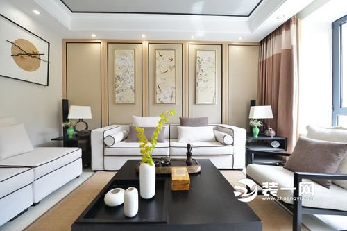 115平中式古典三居室庄重优雅18万装修案例