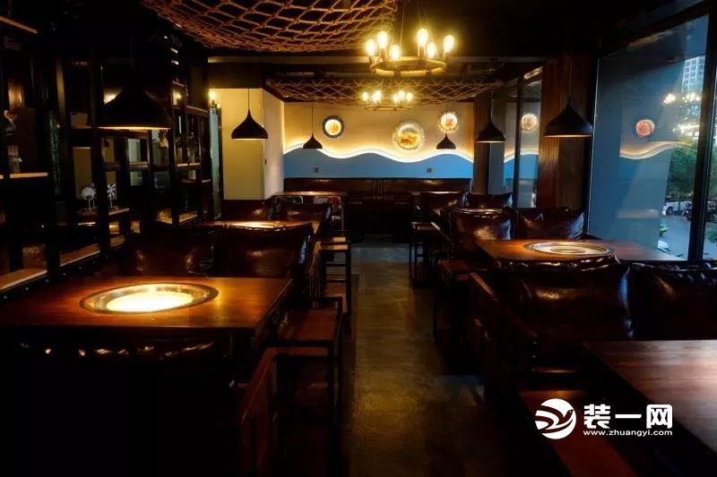 加勒比海盗风格主题餐厅装修图