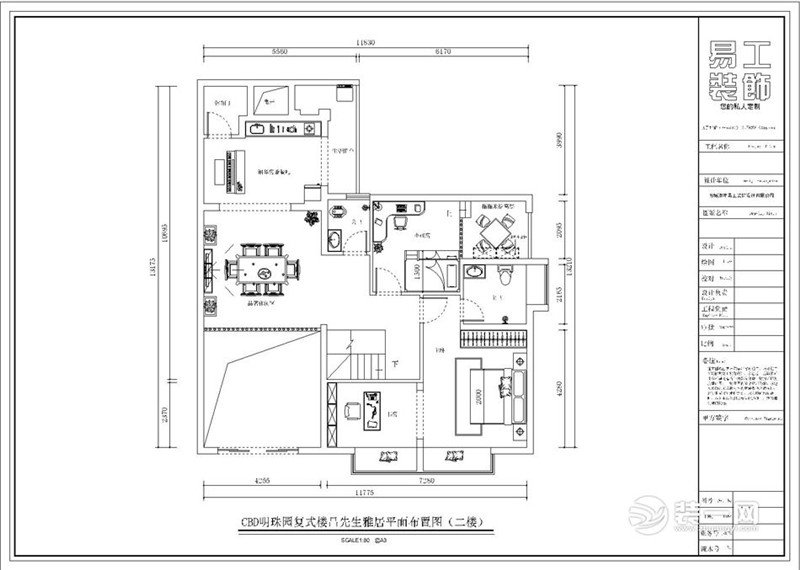 二楼平面布置图