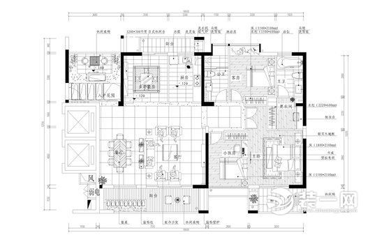 57平一居室现代简约设计案例