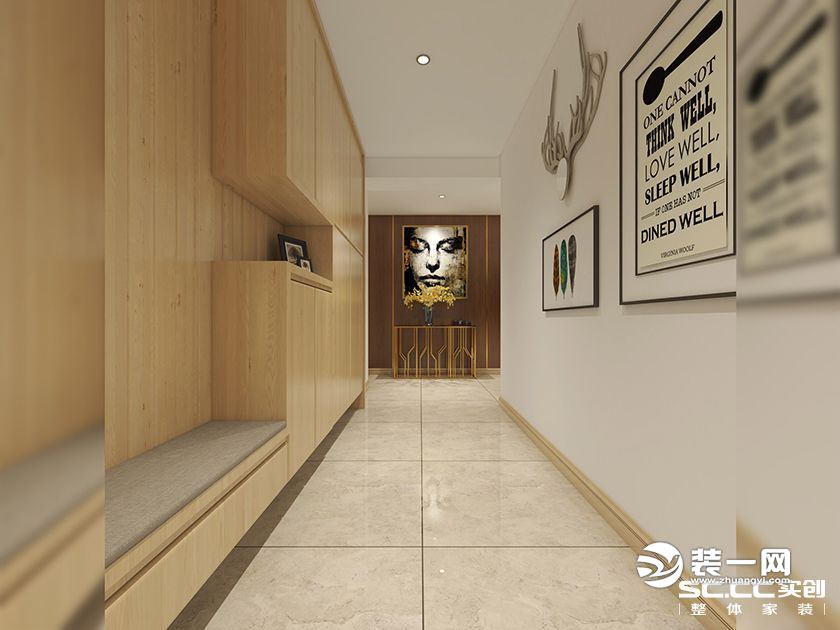别墅装修设计效果图 北京实创装修公司套餐设计图