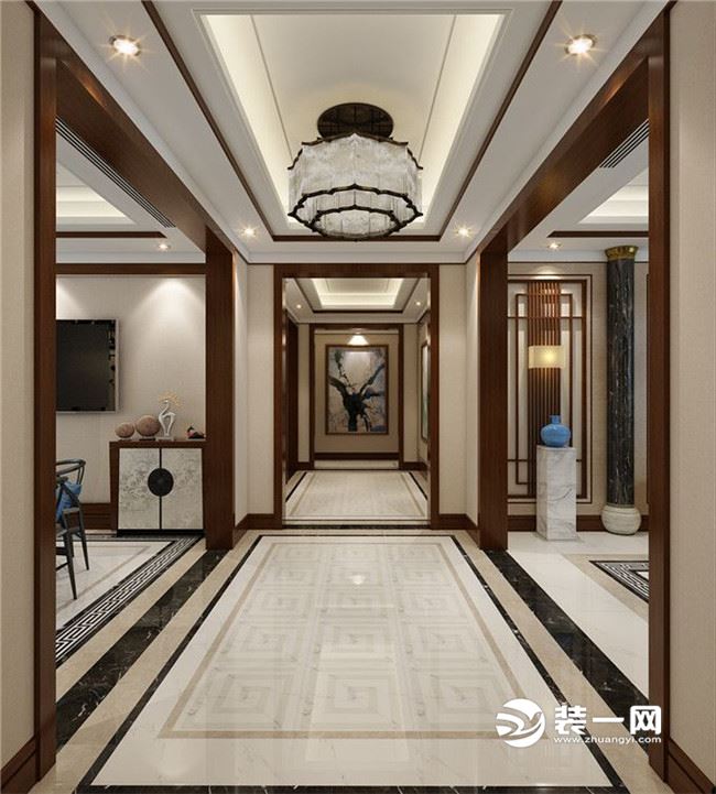 广州景新国际139平新中式风装修 四室两厅两卫很经典