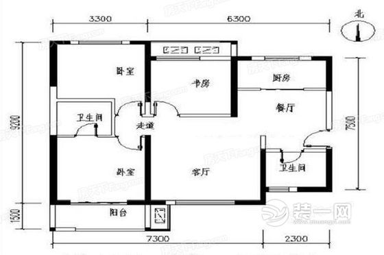 114平米三居室现代简约风格设计案例