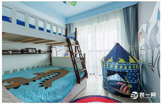 北欧风格儿童房装修改造设计效果图