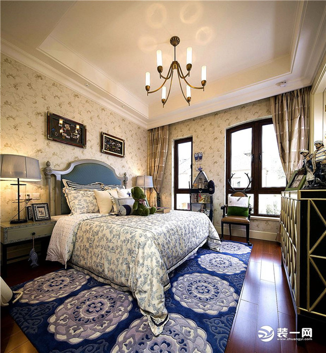 欧式风格别墅卧室装修设计效果图