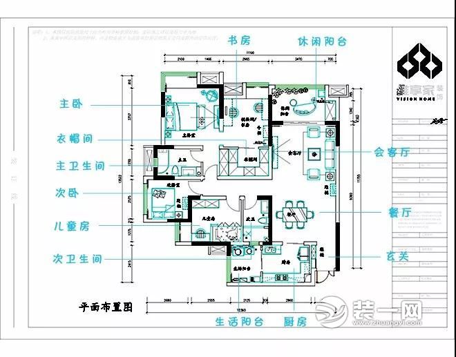 重庆江与城北欧风格装修案例