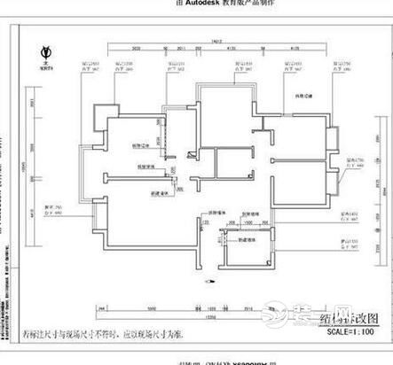 135平米户型图