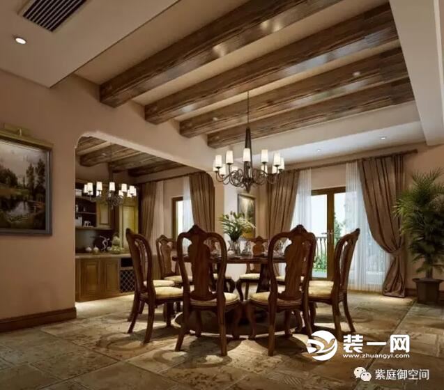 上海紫庭御空间装饰公司 别墅装修效果图