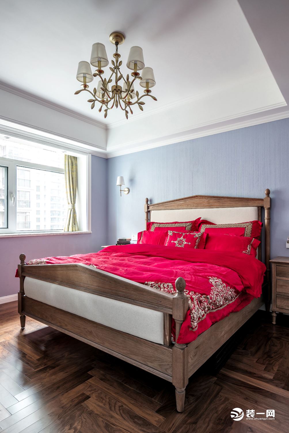 卧室装修实景图 上海浩硕空间设计