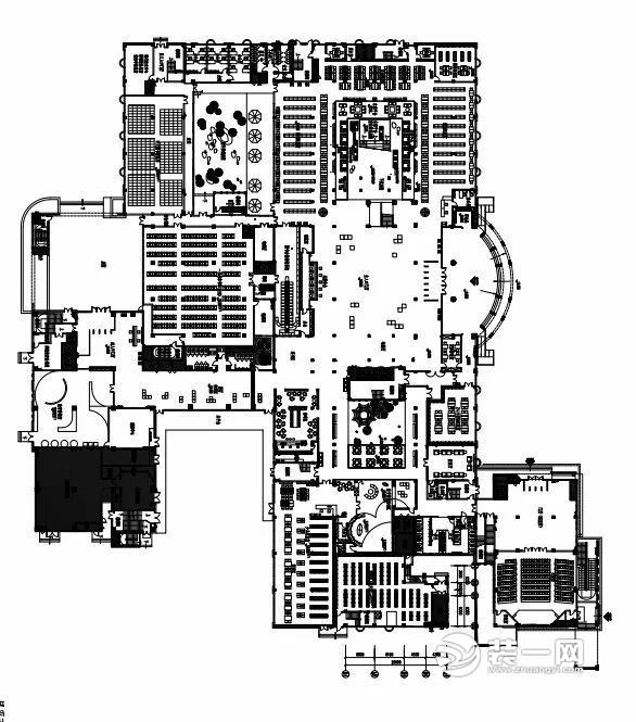 福建省图书馆一层平面图