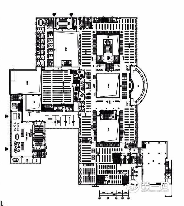 福建省图书馆二层平面图