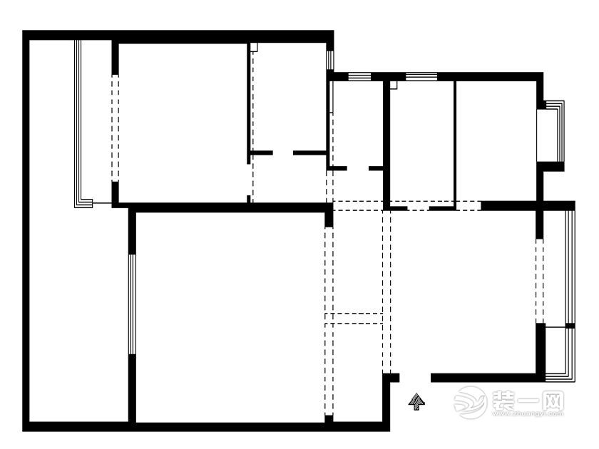 一楼原始户型图