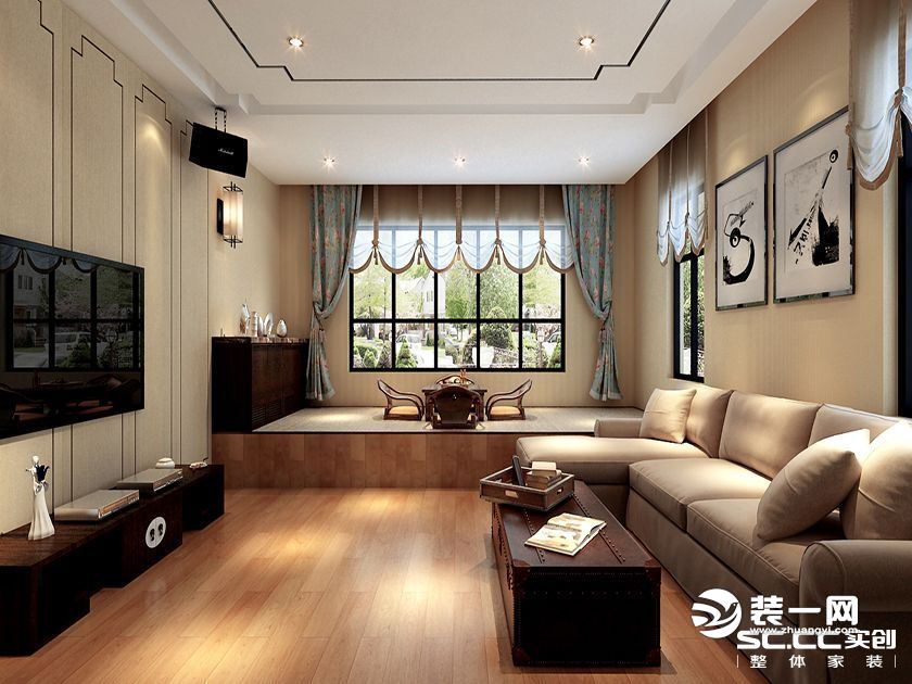 中式风格休闲室装修设计效果图