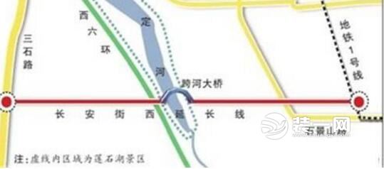 北京长安街西延线进展