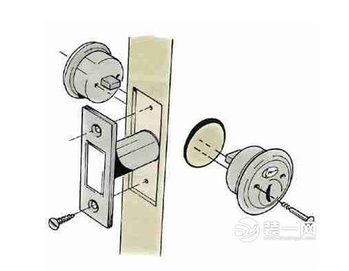 安装门锁