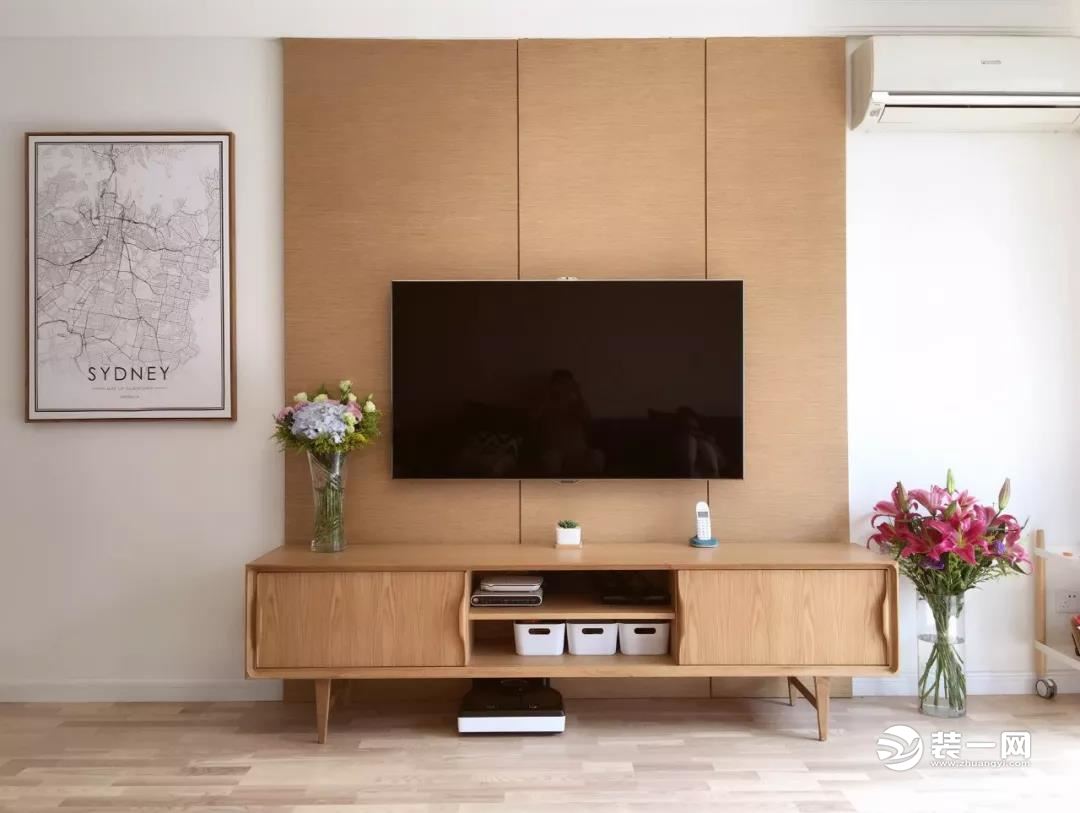 家装木工电视墙效果图图片