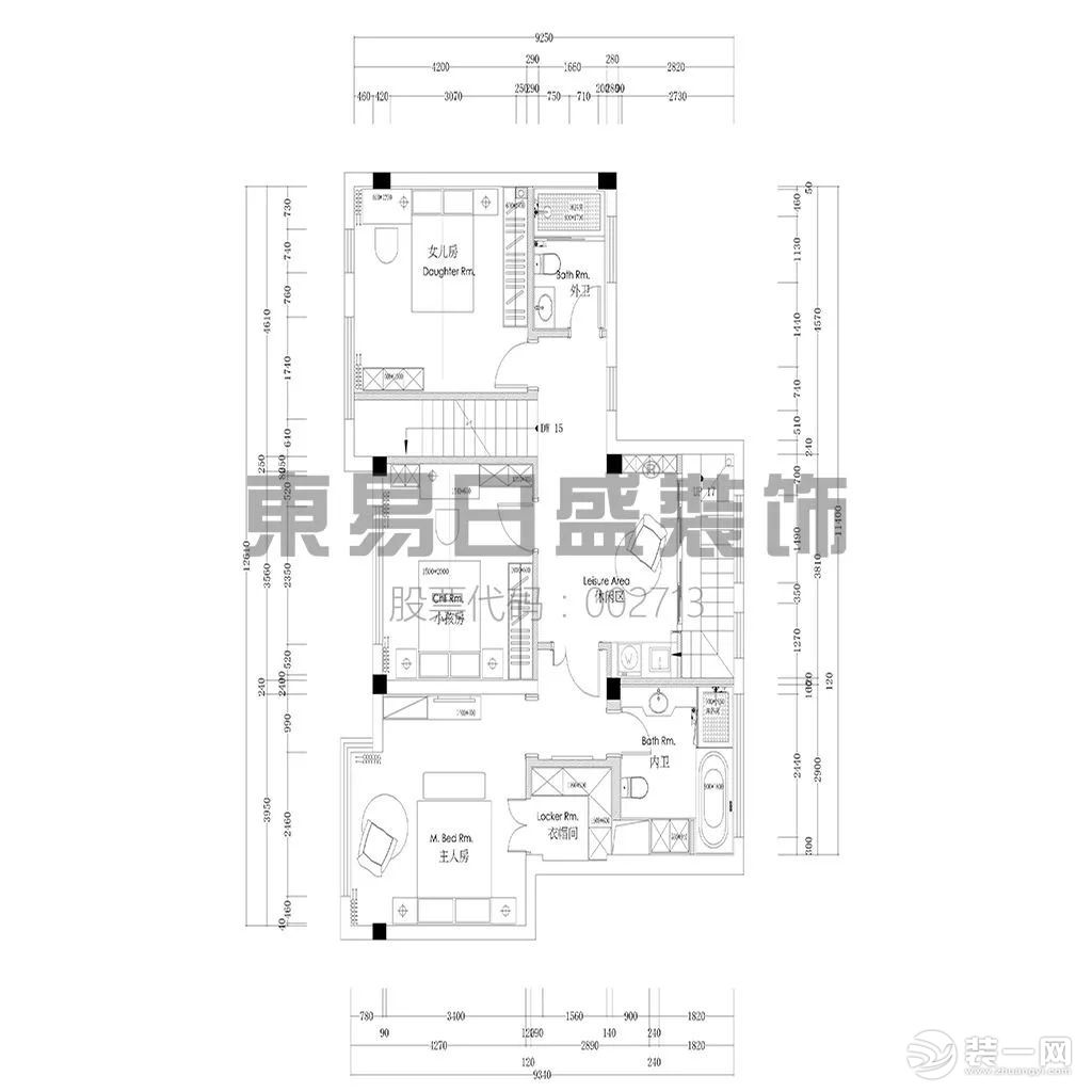 二层平面布置图