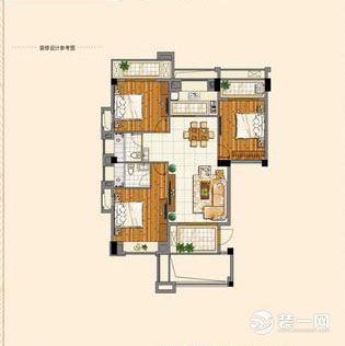 温州颐和工社A1户型解析图