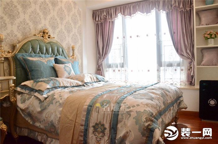 佛山名雕装饰公司推荐欧式风卧室装修案例图